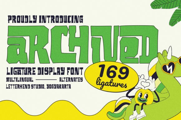 Archived: A Display Font for Editorial Character and Retro Mood