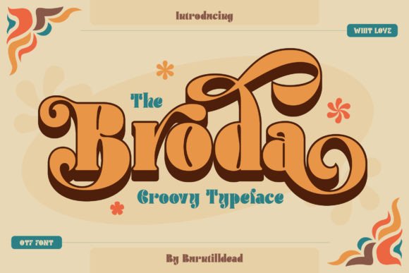 Broda Retro Font: Adding Groovy Character to Brand Designs