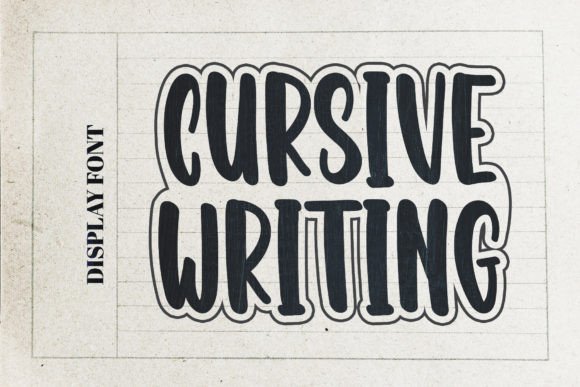 Cursive Writing: A Quirky Display Font for Joyful Digital Branding