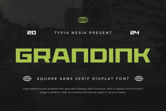Grandink: A Modern Display Font for Editorial Elegance