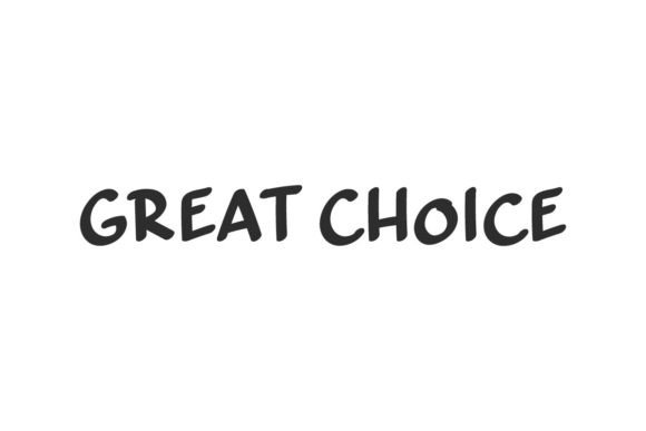 Great Choice: A Playful Handwriting Font for Modern Web Design