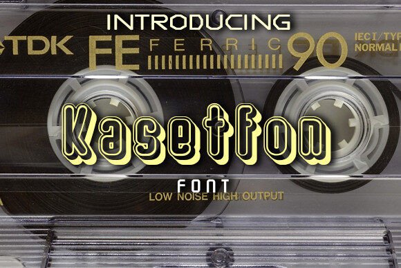 Kasetfon: A Groovy Font for Modern Marketing Campaigns