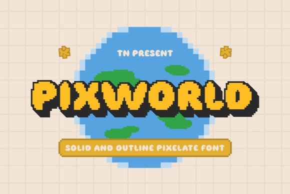 Pixworld: A Modern Display Font for Digital Design