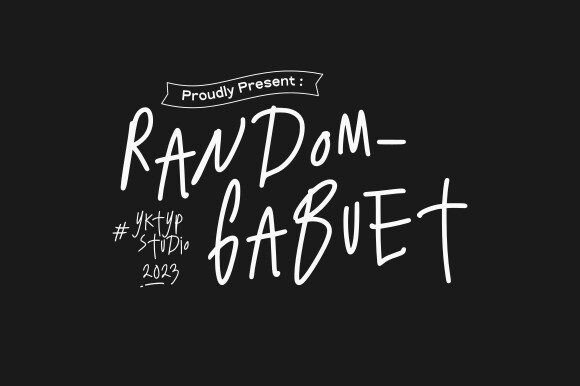 Random Gabuet: A Strategic Display Font for Modern Marketing