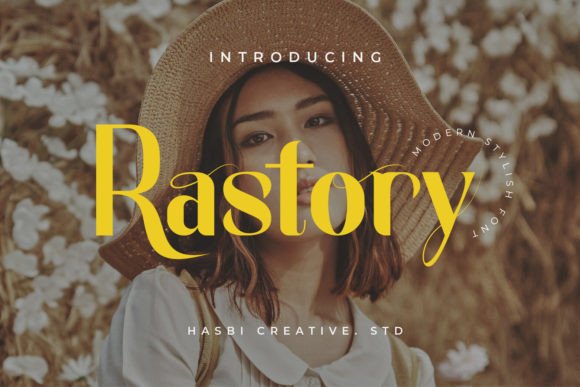 Rastory: A Modern Font for Digital Designers