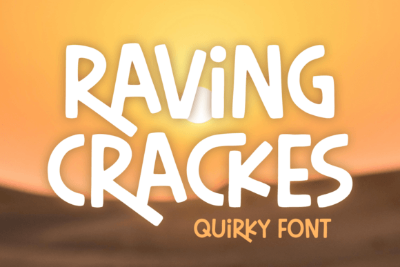 Raving Crackes: A Playful Font for Handmade Products