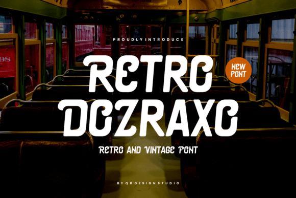 Retro Dozraxo: The Vintage Font for Standout Campaigns