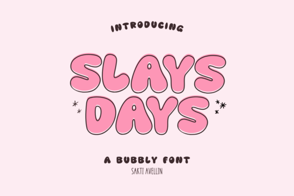 Slays Days: A Captivating Font for Editorial Personality