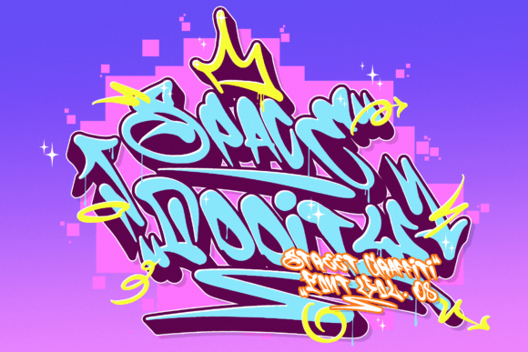 Space Oddity: A Graffiti Font for Standout Campaigns