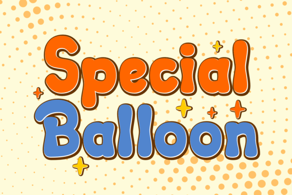Special Balloon: A Modern Display Font for Editorial Design