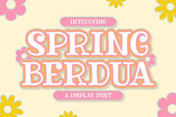 Spring Berdua: A Contour Font for Editorial Personality