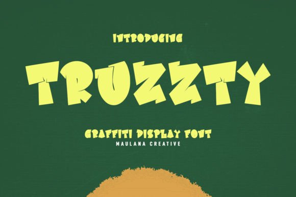 The Truzzty Font: An Energetic Typeface for Your Creative Projects