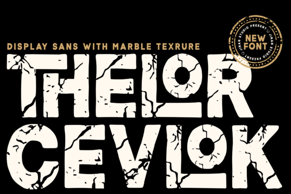 Thelor Cevlok: A Font for Hands-on Crafters and Creative Makers