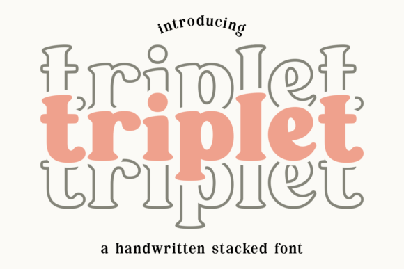 Triplet: The Modern Display Font I Kept Coming Back To